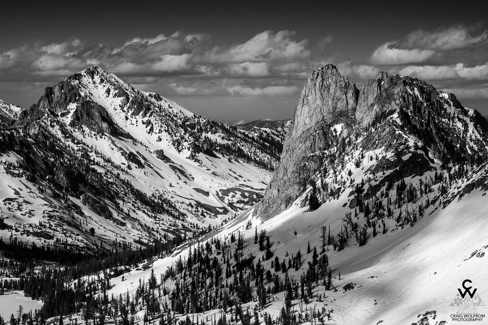 El Capitan, Sawtooth Mountains, Idaho. Idaho's El Capitan stands tall in the Sawtooths. Unfortunately, this rock is not as solid as its Yosemite namesake.