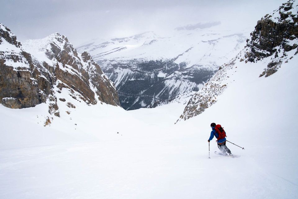 Glacial Skiing at Mistaya Lodge, BC, Canada, photograph by Craig Wolfrom