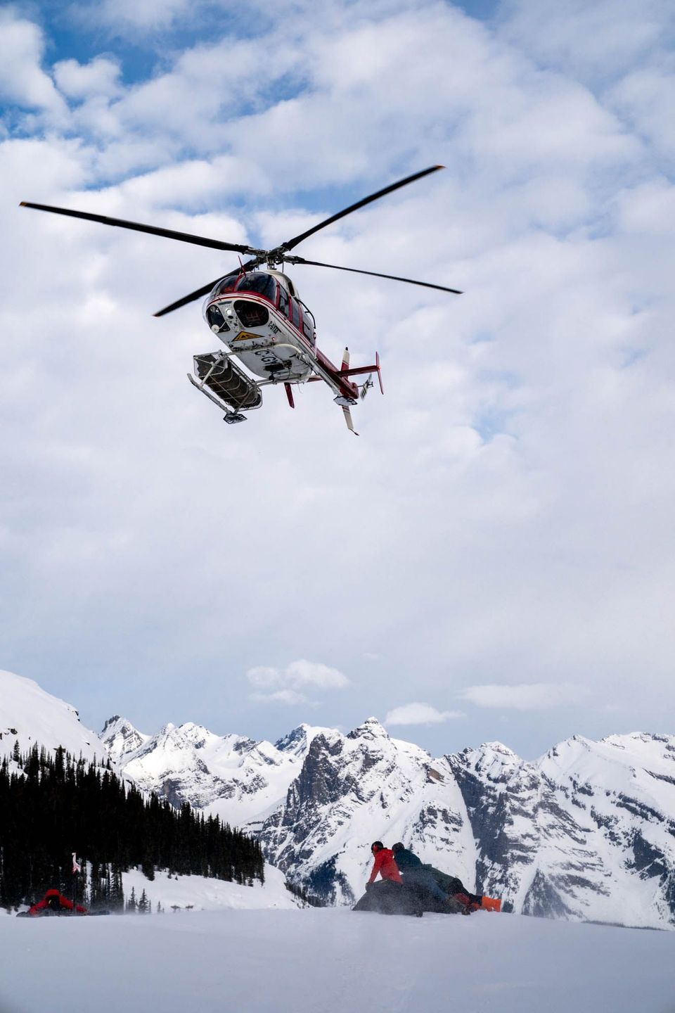 Helicopter Shuttle. At Mistaya Lodge, guests fly in and out by helicopter from Golden, BC.