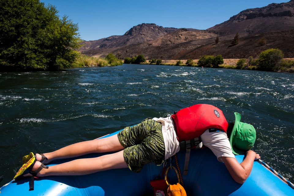 Relax Between Rapids. Nothin' to do but relax between rapids.