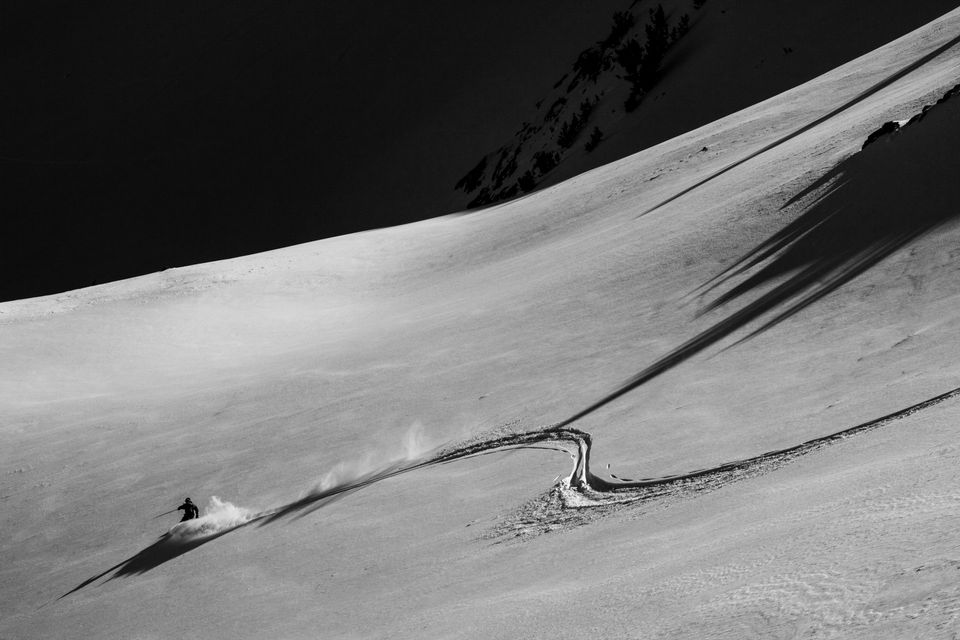 S Marks the Spot. Fresh powder on the east side of the Continental Divide.