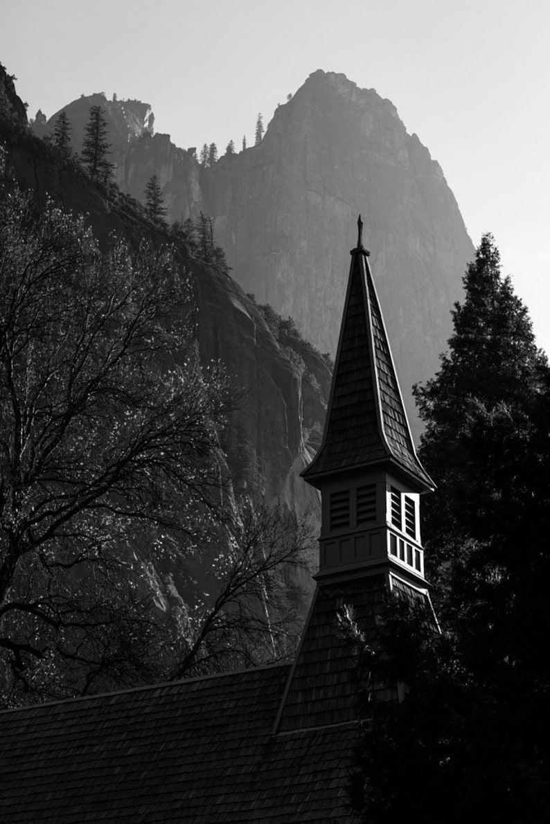 Yosemite Chapel, California. The Yosemite Valley Chapel, Yosemite National Park.